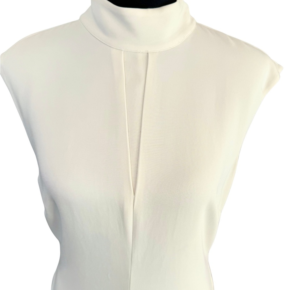 Reiss Ivory Sleeveless Midi Dress - Picture 2 of 6